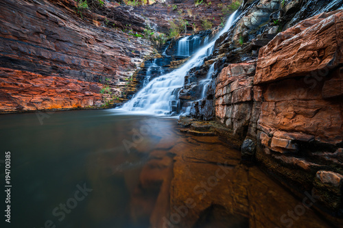 Karijini, National park, Fortescue Falls, Australien photo
