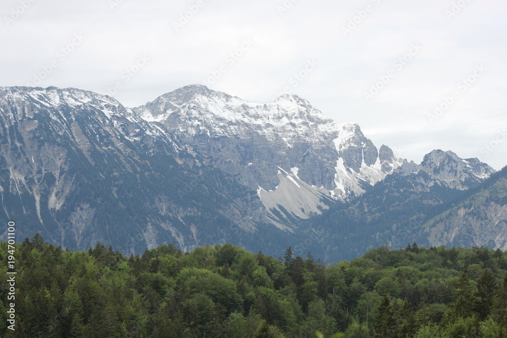 Snowy Alps in Germany