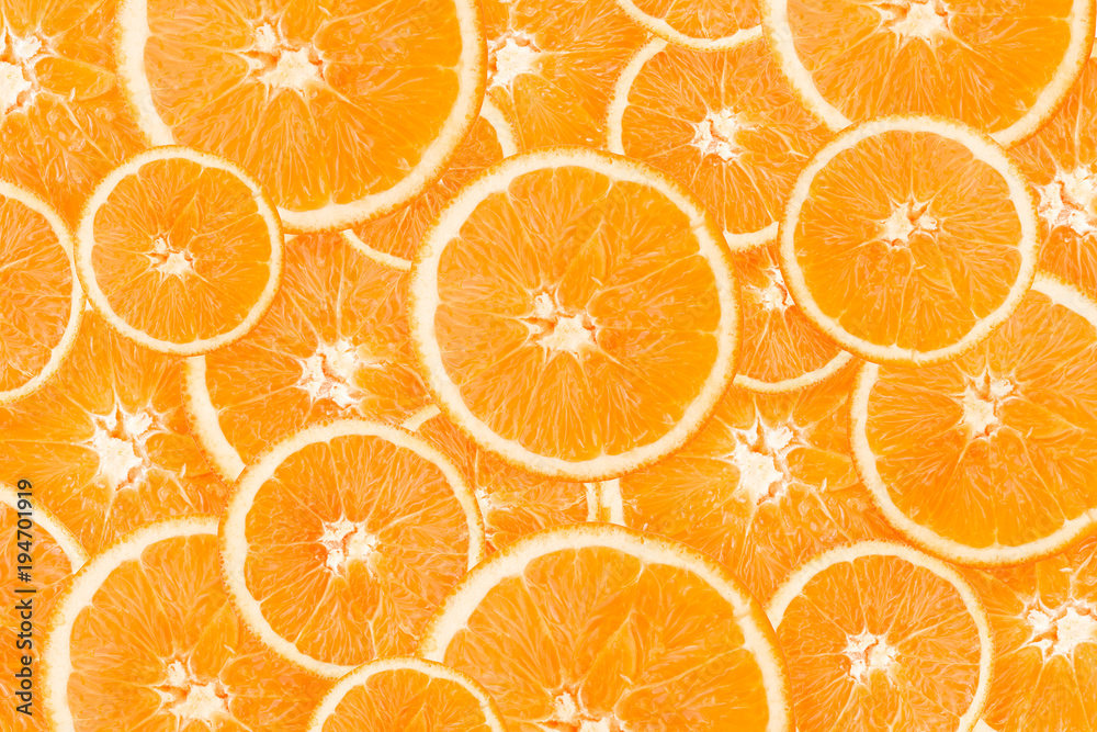 Slices of orange background Slices of orange background
