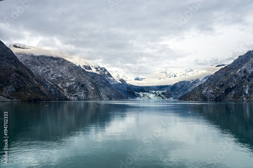 Glacier Park Alaska mountains and glaciers