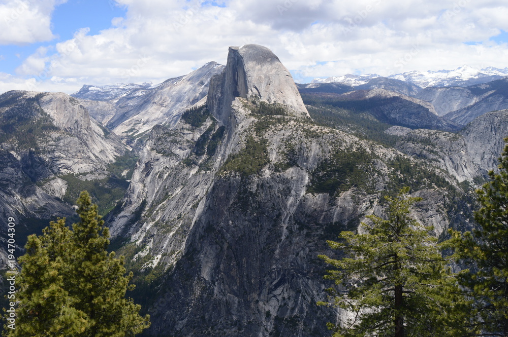 Glacier Point View in Yosemite National Park