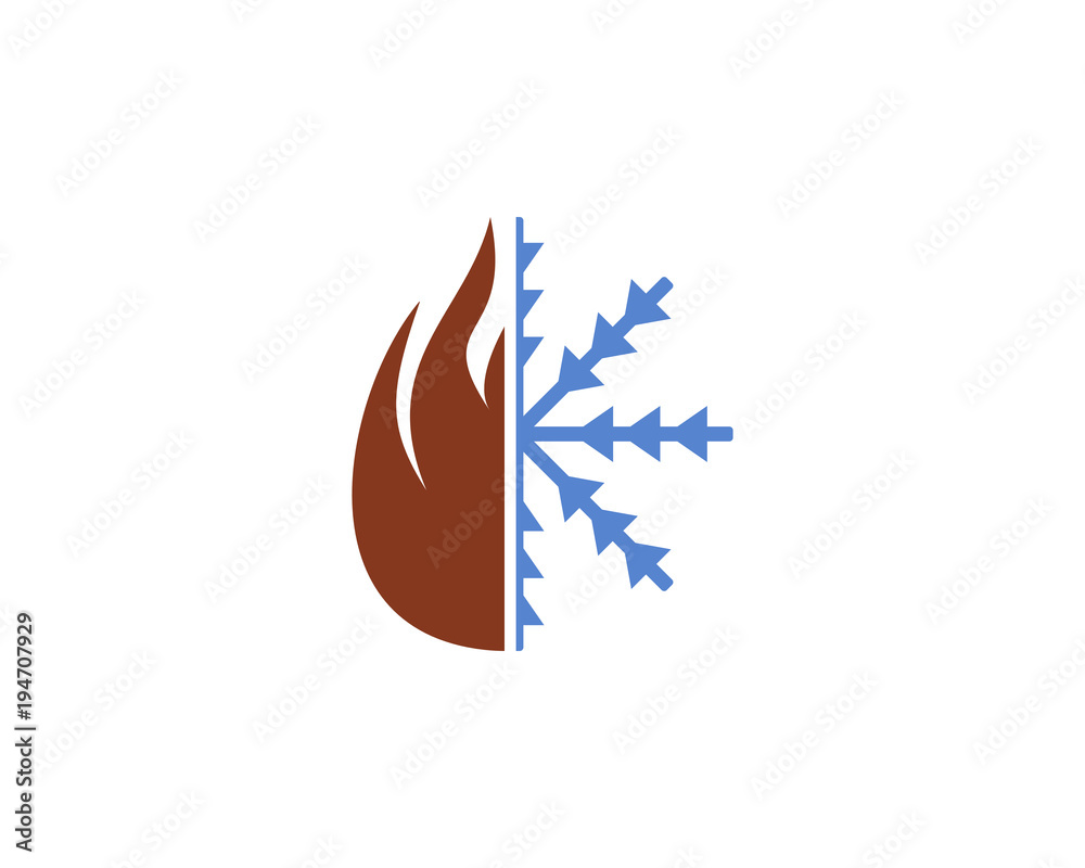 flame & snow logo flame & snow logo