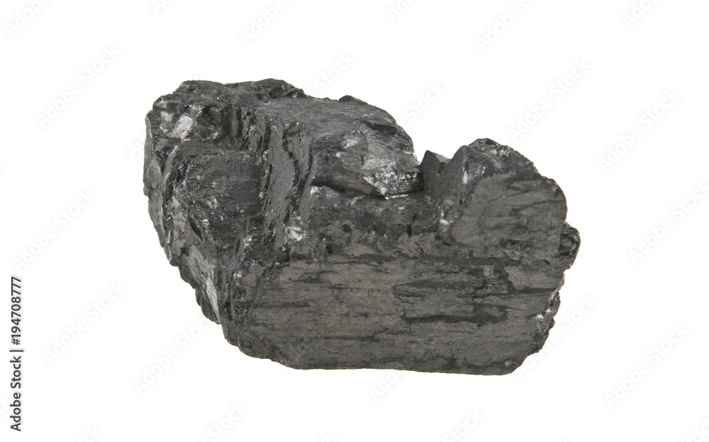Obraz premium węgiel na białym tle