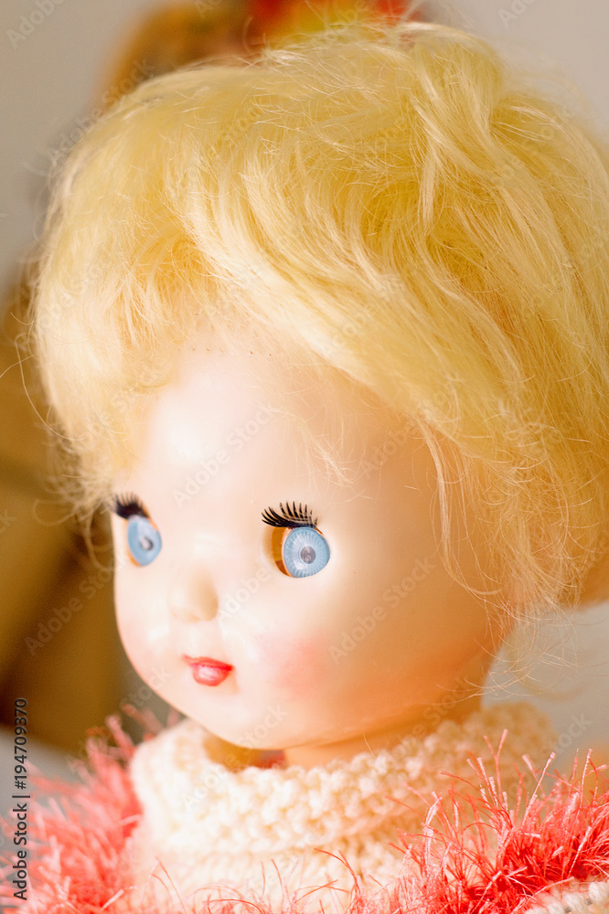 3183517 Portrait of old doll