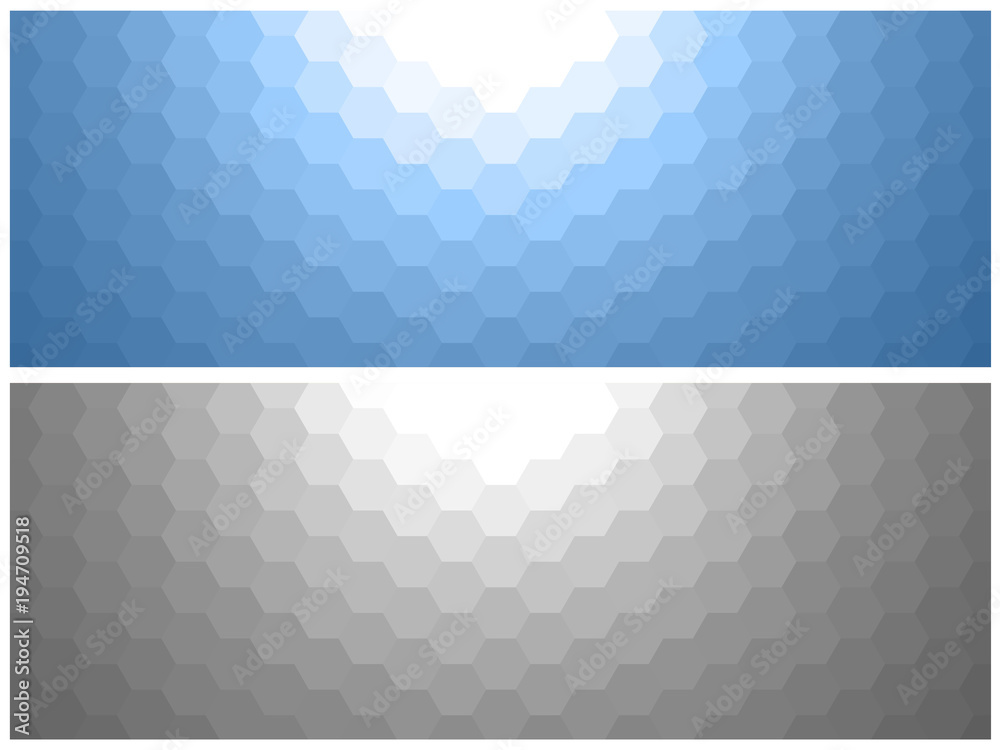 Obraz premium Mosaic backgrounds blue and grey