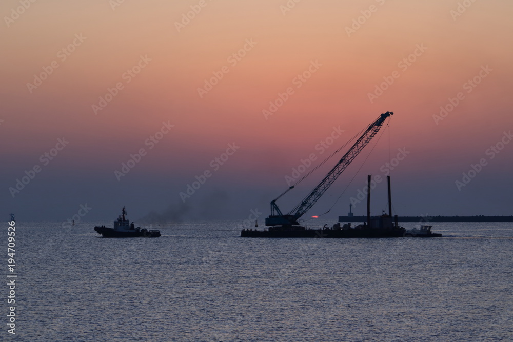 floating crane