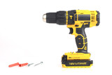 electric drill with screw