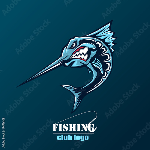 ANGRY MARLIN LOGO COLOR
