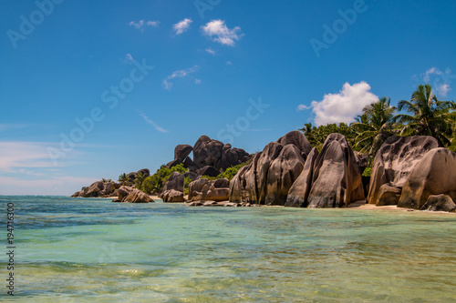Anse Source d'Argent on La Digue is perhaps the best-known beach in the Seychelles © evenfh