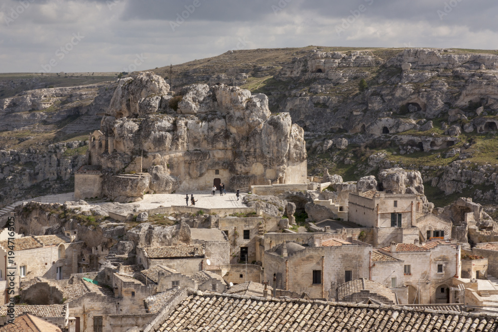 Obraz premium Matera Sassi Basilicata Italy