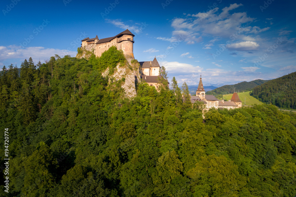 Beautiful Slovakia castle. Orava.