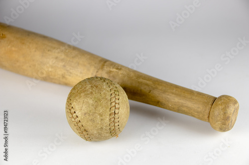 Rounders Bat and Ball