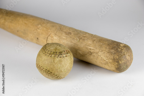 Rounders Bat and Ball