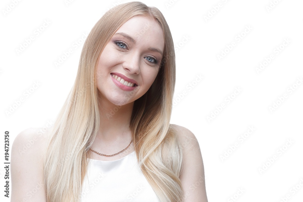 close-up. Portrait of a young business woman. close-up. Portrait of a young business woman.