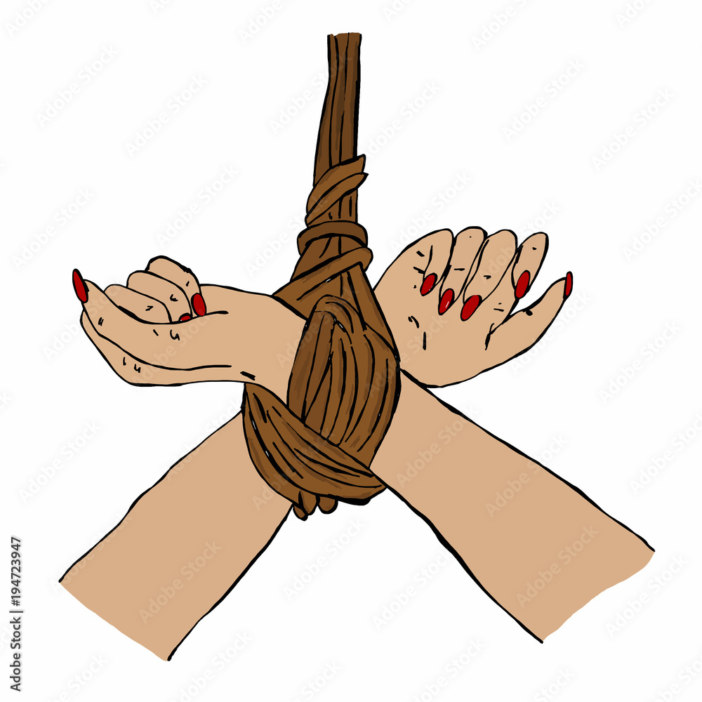 Fototapeta premium Tied hands