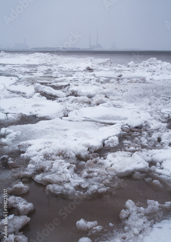 Canvas Print Frozen ocean in Dublin