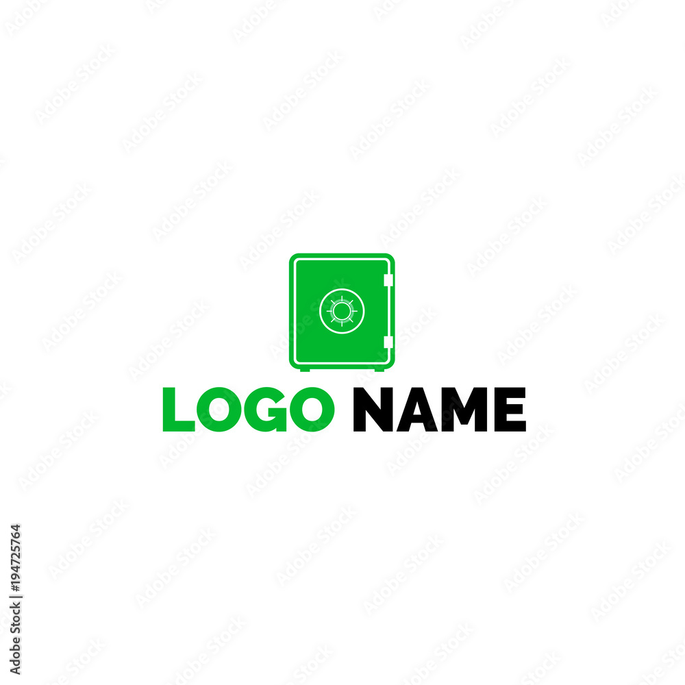 Safety Deposit box icon, logo Safety Deposit box icon, logo