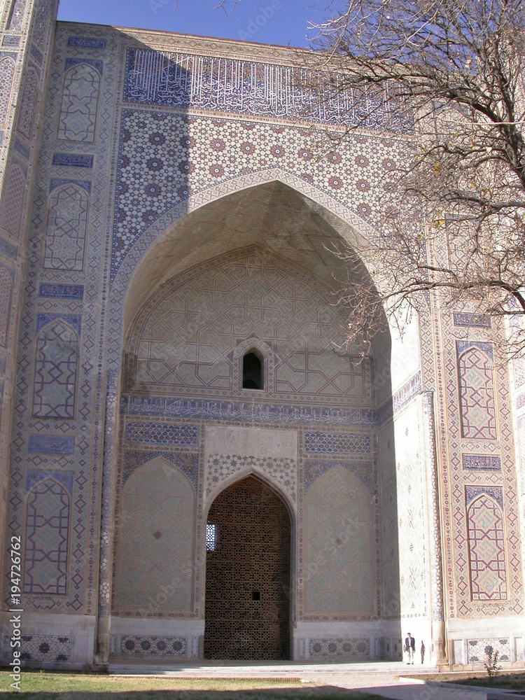 Mosquée Bibi-Khanym, Samarcande, Ouzbékistan,