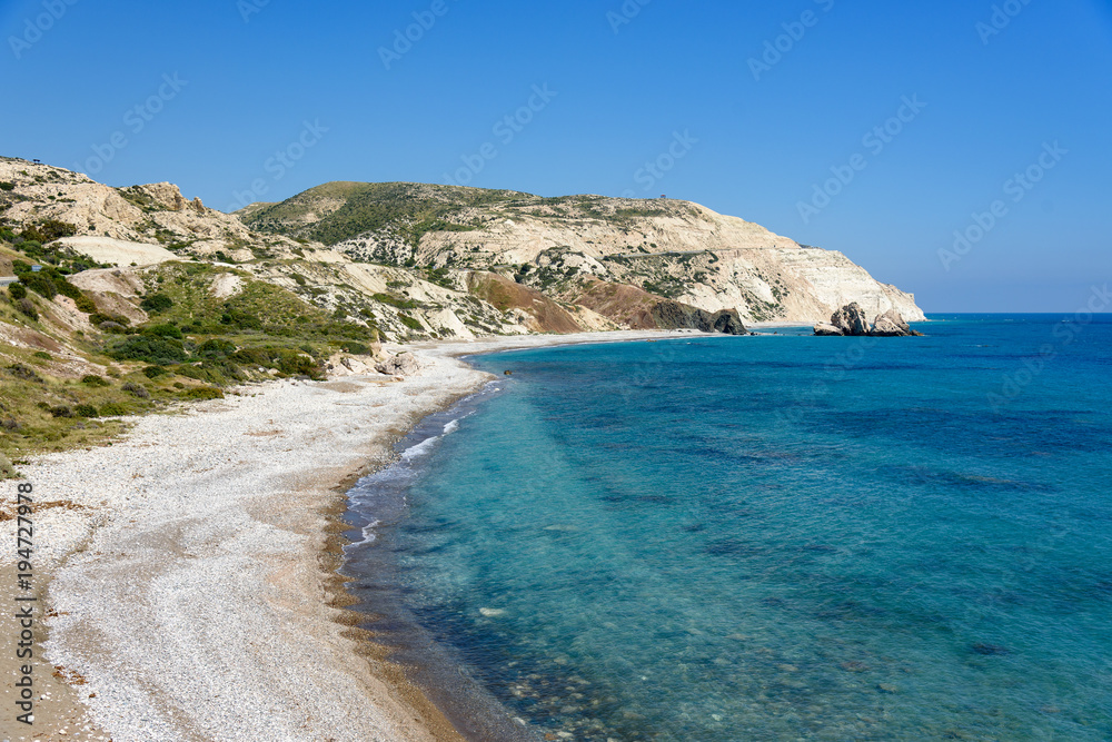 Obraz premium Aphrodite Beach, Cyprus
