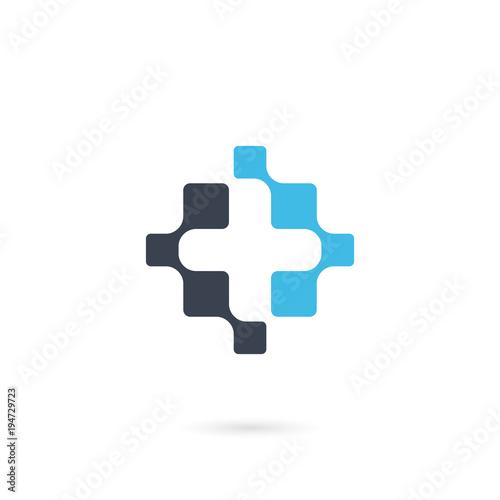 Neuron Cross Technology logo. Intergrate technology
