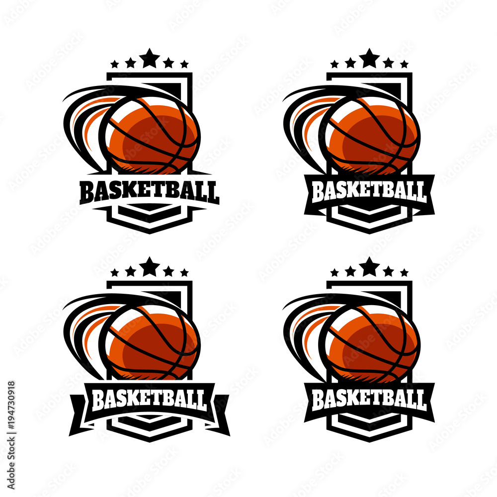 Basketball Army Badge Logo