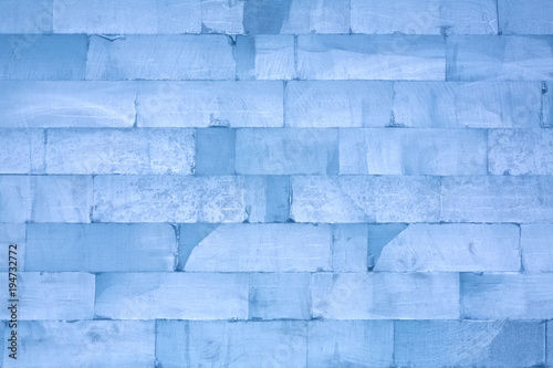Wand aus Eisblöcken als Hintergrund