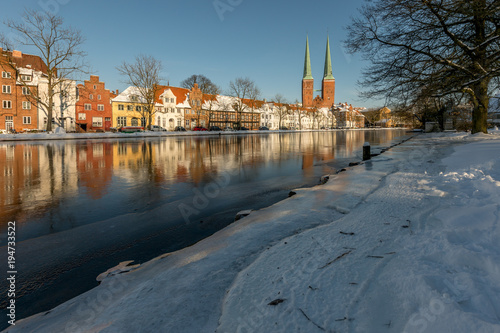 Der Lübecker Malerwinkel im Winter