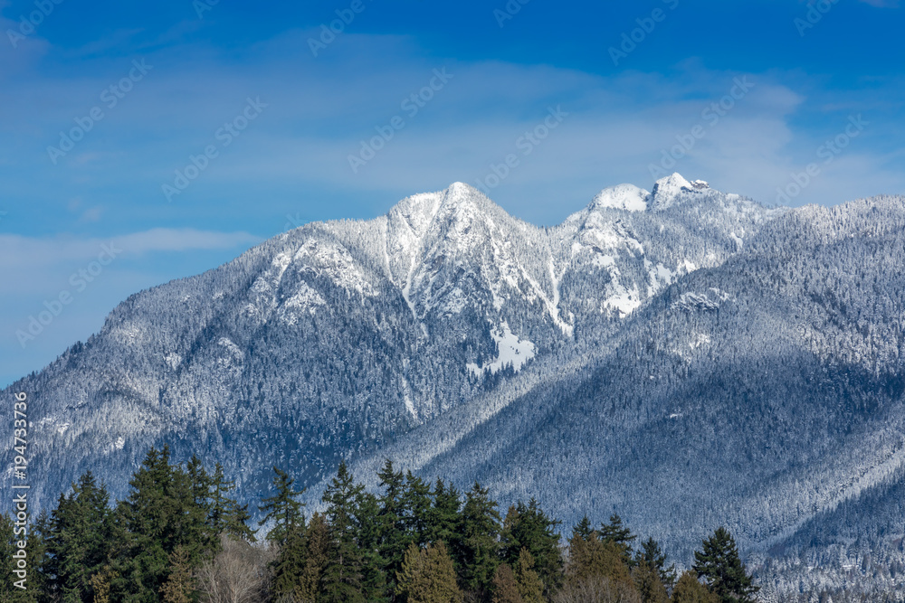 Rocky Mountains, Vancouver, British Colombia, Canada.