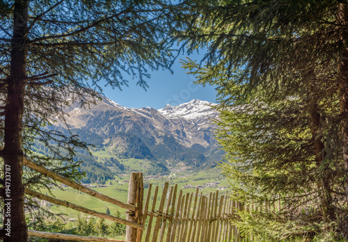 Ridanna valley, near the Isarco valley in South Tyrol, Trentino Alto Adige, Italy.