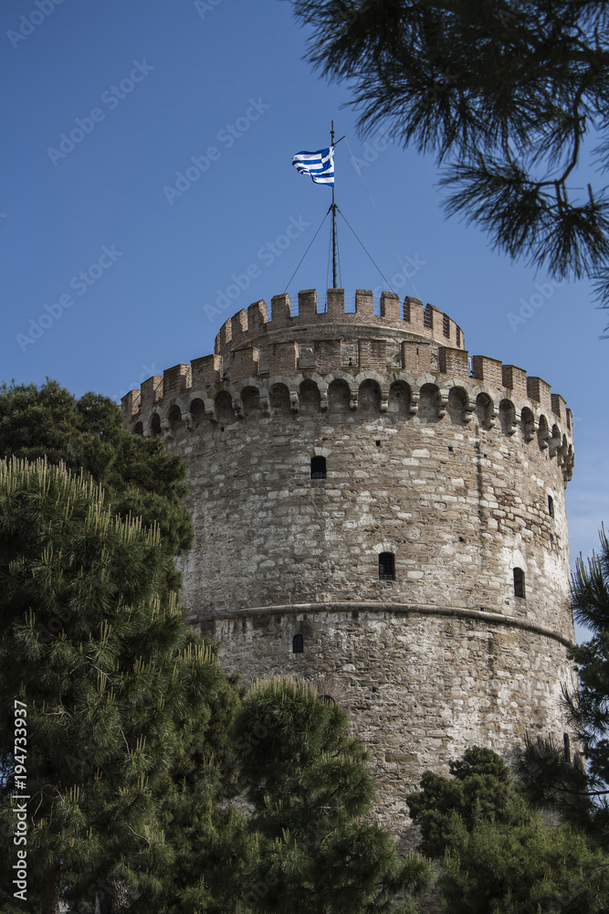 White Tower in Thessaloniki, Greece