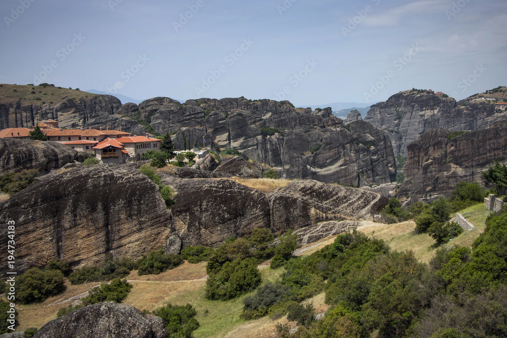 Monastery amonth the rocks