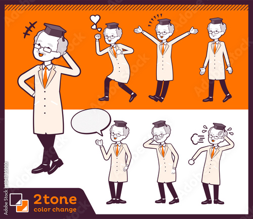 2tone type Research Doctor old men_set 03