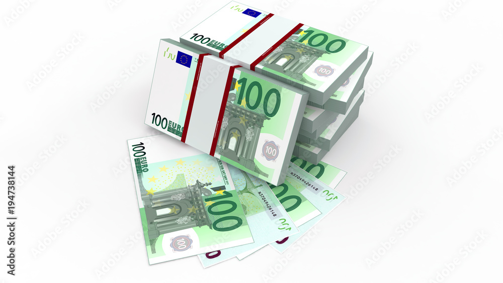 3d illustration of money isolated on white background 3d illustration of money isolated on white background