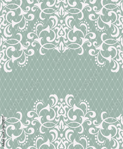 Abstract floral pattern. Vector seamless background. Perfect for invitations or announcements.
