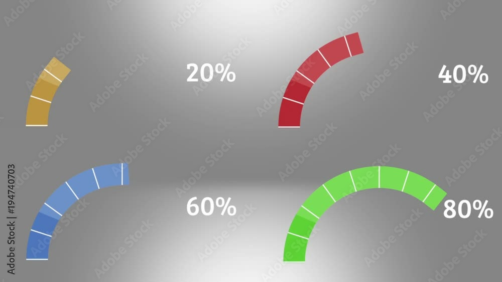 statistiques fond gris