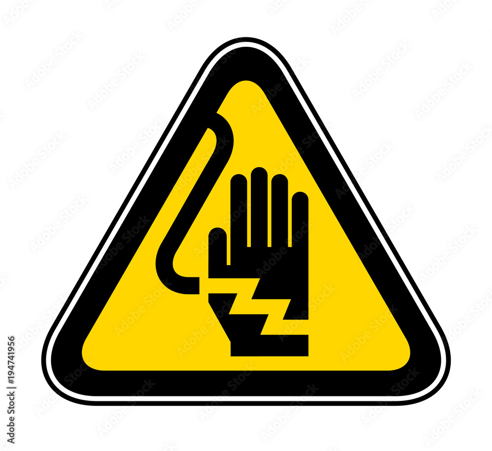 Triangular Warning Hazard Symbol