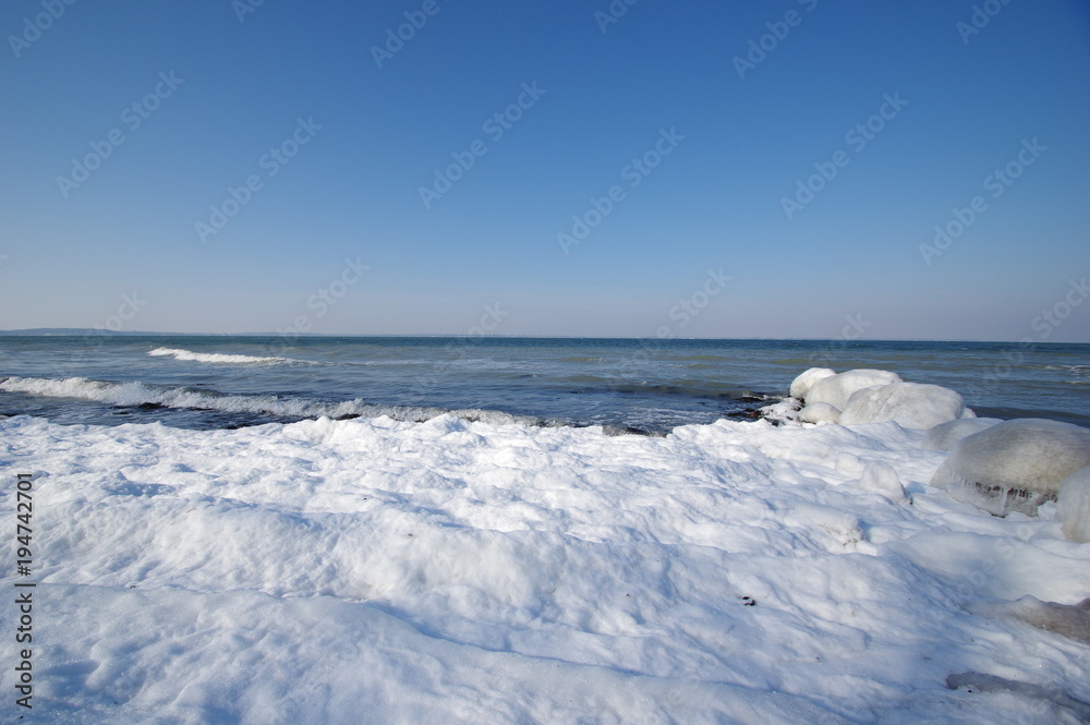Eis und Schnee an der Ostsee Eis und Schnee an der Ostsee