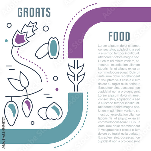 Website Banner and Landing Page of Groats.