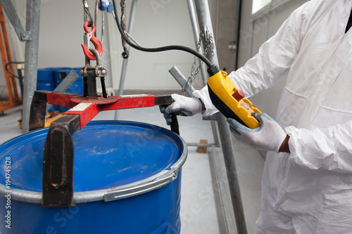 Hazardous chemical waste handling