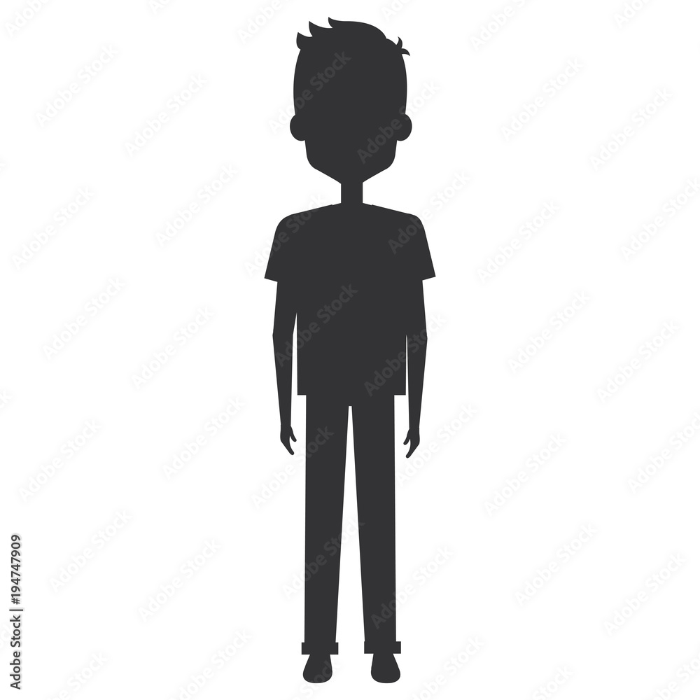 young man model avatar character vector illustration design young man model avatar character vector illustration design