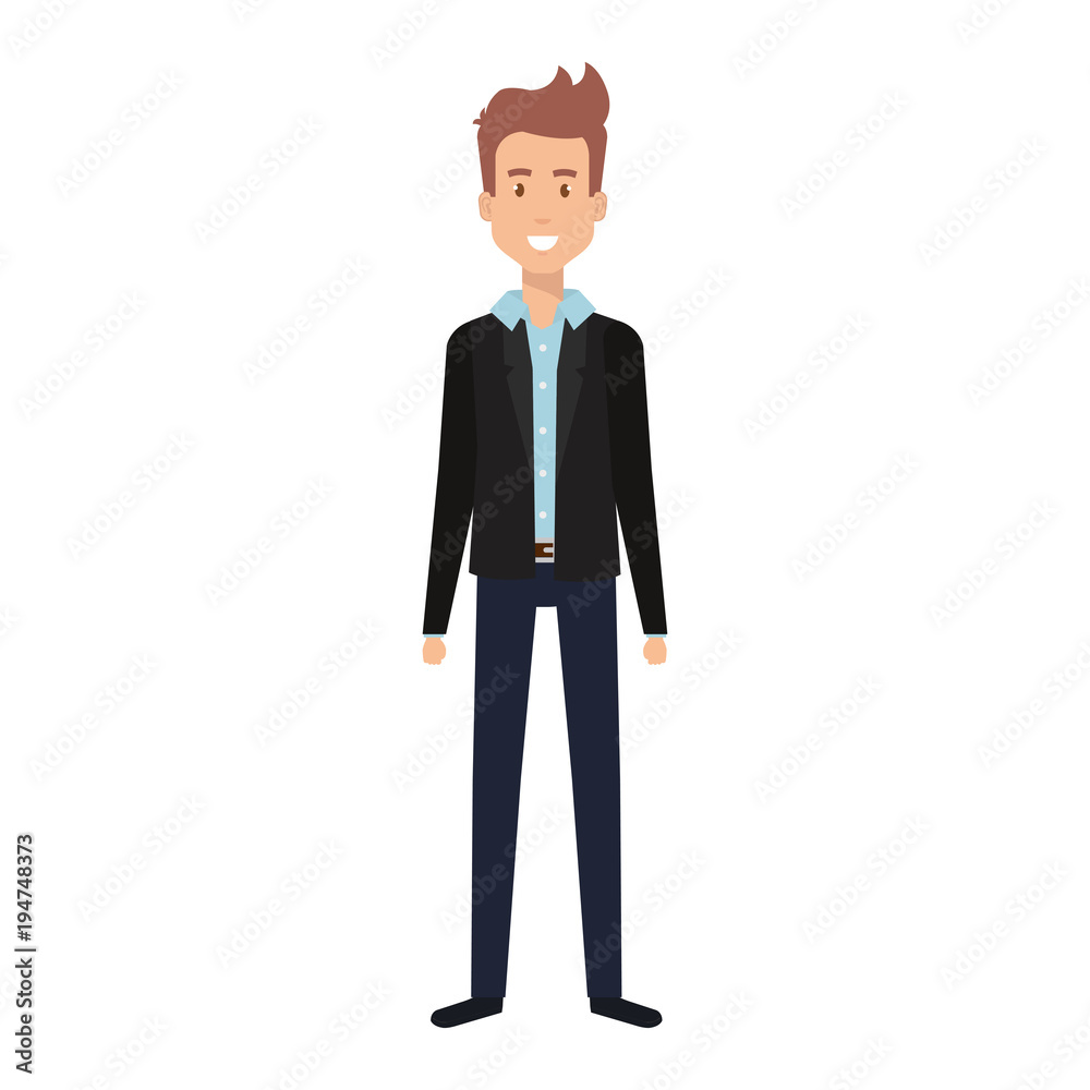 young man model avatar character vector illustration design young man model avatar character vector illustration design