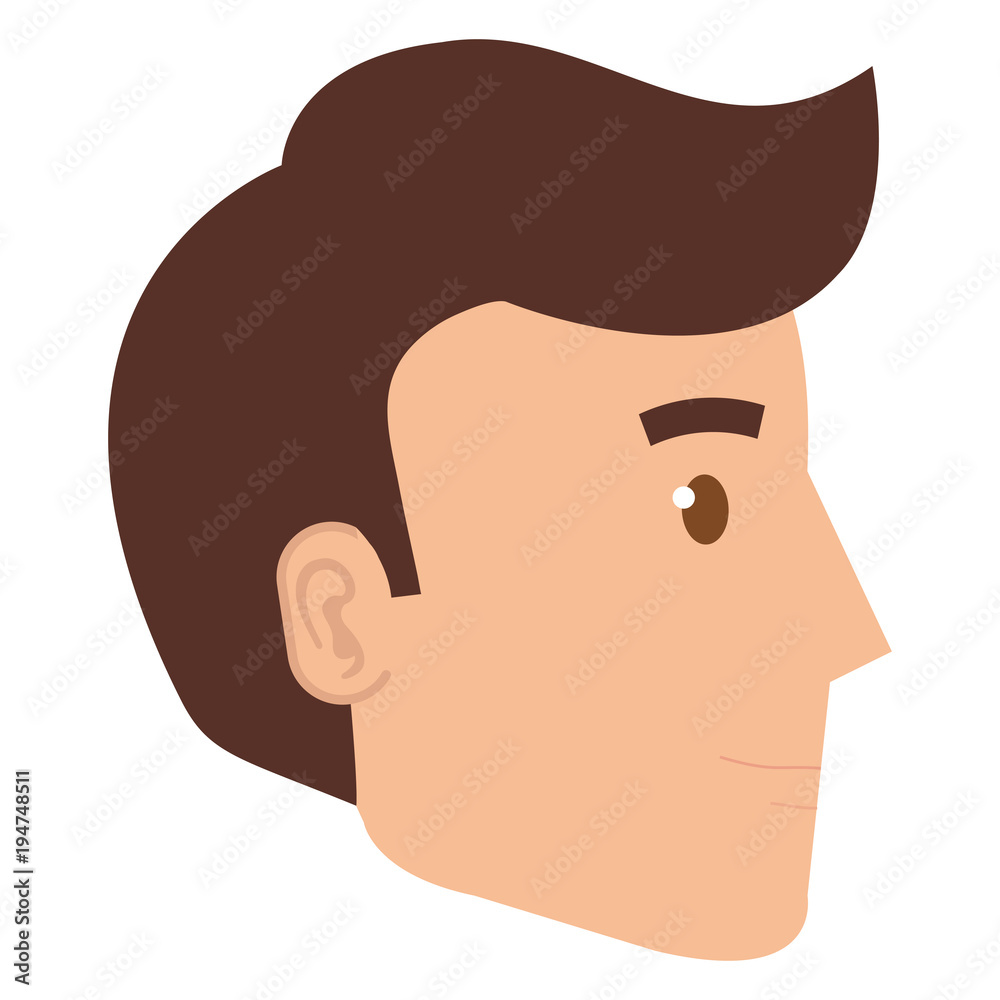 young man head avatar character vector illustration design young man head avatar character vector illustration design
