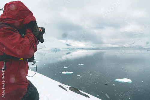 Photographing the Panorama - Antarctica photo