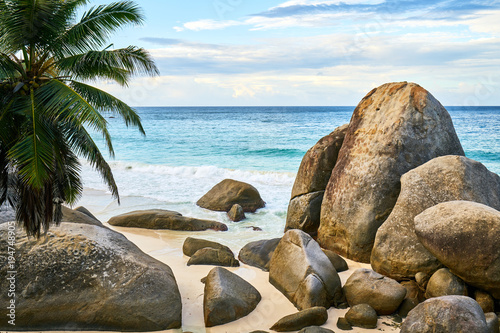 tropical beach Seychelles called 