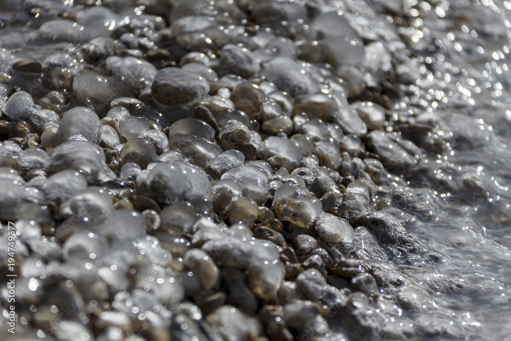 stones in ice