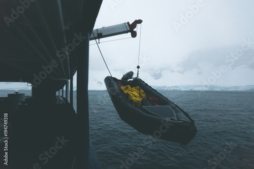 Boat on the Hook - Antarctica photo