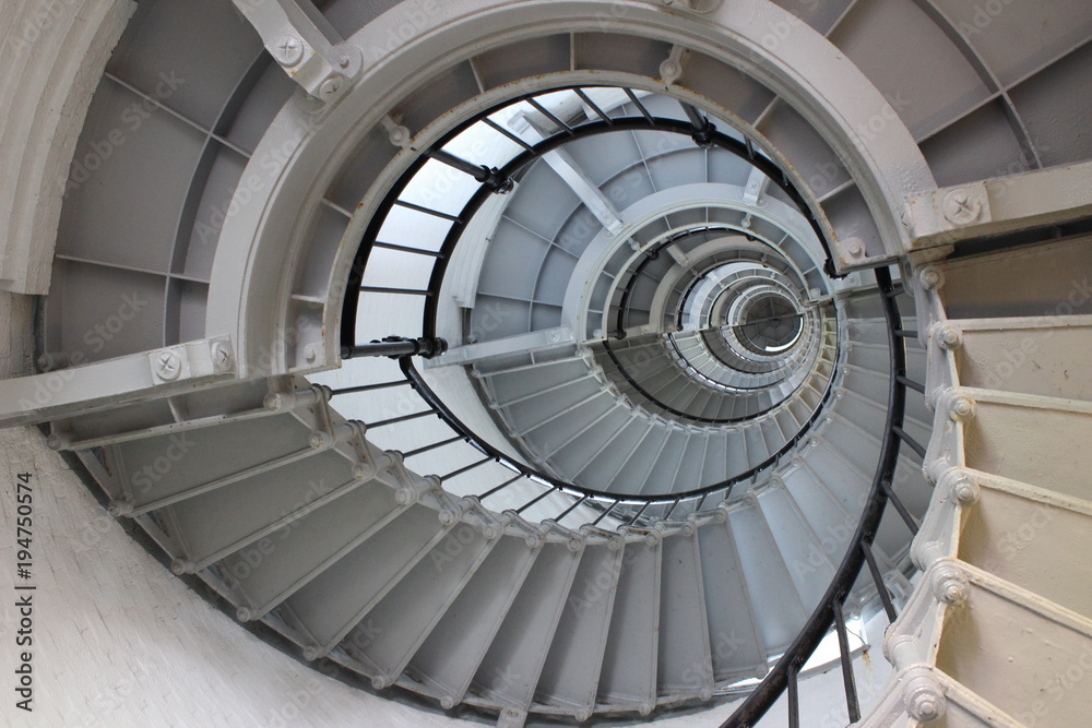 Fototapeta premium Spiral staircase