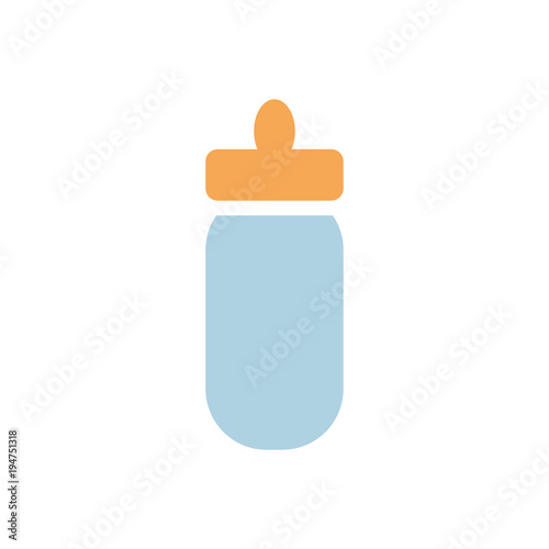 Feeding Bottle or Baby bottle for infants and young children vector illustration
