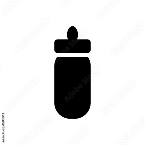 Feeding Bottle or Baby bottle for infants and young children vector illustration