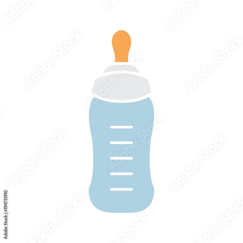Feeding Bottle or Baby bottle for infants and young children vector illustration
